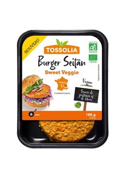 Burger seitan patate douce et carotte 2x90g