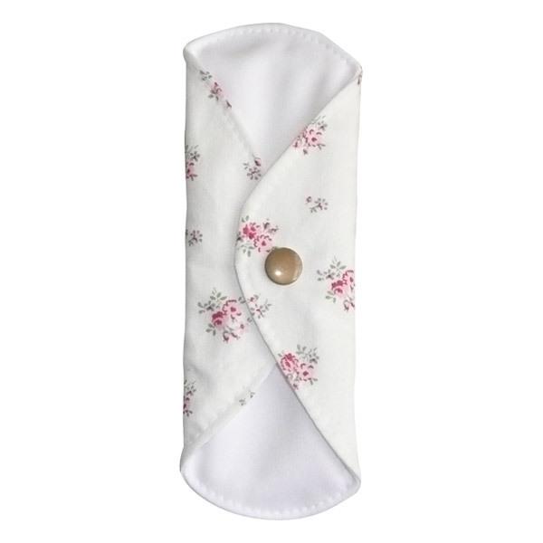 Protège Slip Lavable Coton Bio Roses thumbnail
