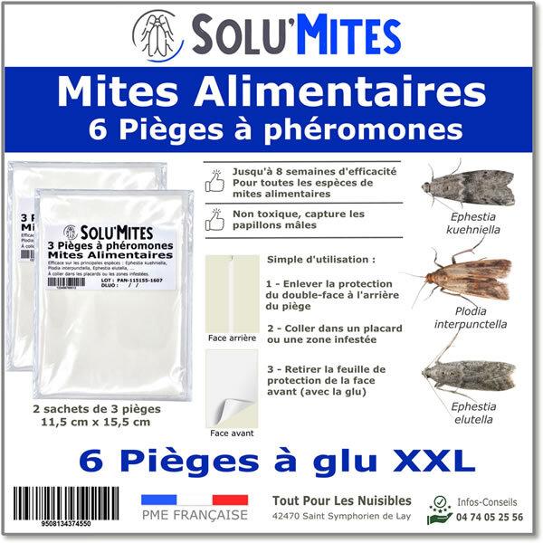 SOLUMITES-Lot de 6 Pièges à Phéromones pour Mites Alimentaires thumbnail