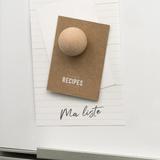 boîte de 6 boules magnétiques en bois - naturel thumbnail