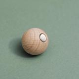 boîte de 6 boules magnétiques en bois - naturel thumbnail