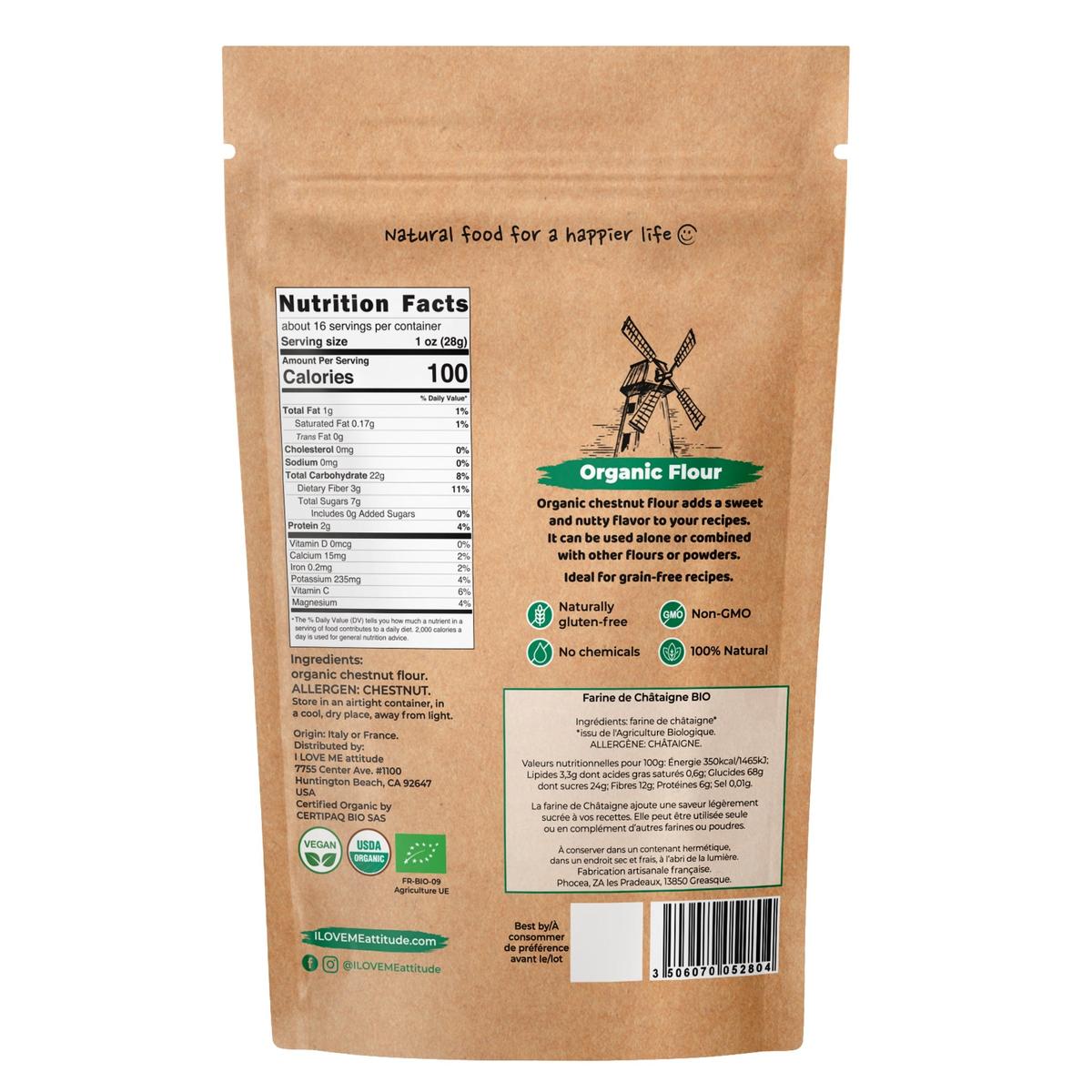 Farine de Châtaigne Bio 455g thumbnail