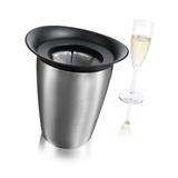 Seau à champagne en acier brosse thumbnail