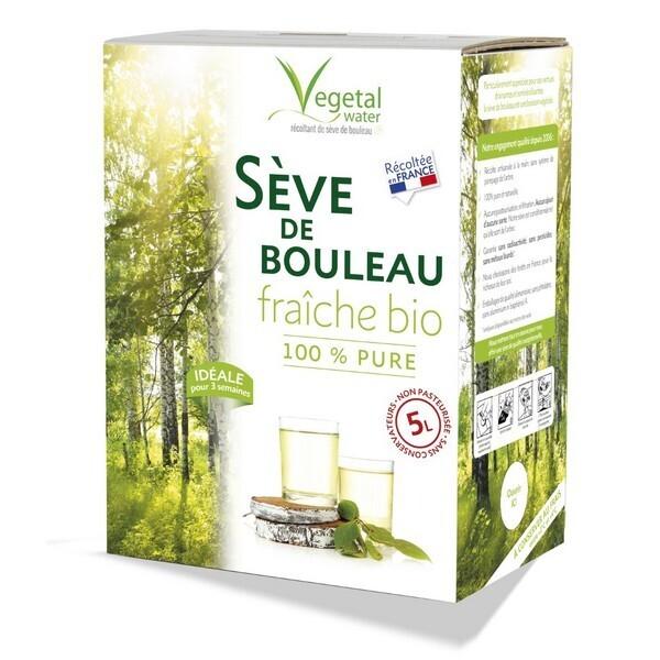 Sève de bouleau fraîche bio 5L - récolte 2023