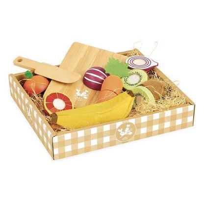Fruits et legumes a decouper en bois - Des 2 ans