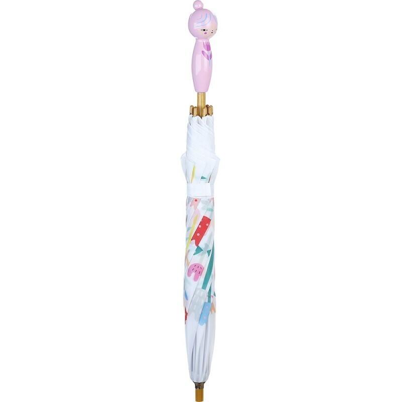 Parapluie Fleurs Tête Rose - Suzy Utman thumbnail