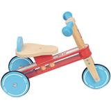 Porteur Tricyclette en bois  3 roues Rouge & Bleu thumbnail