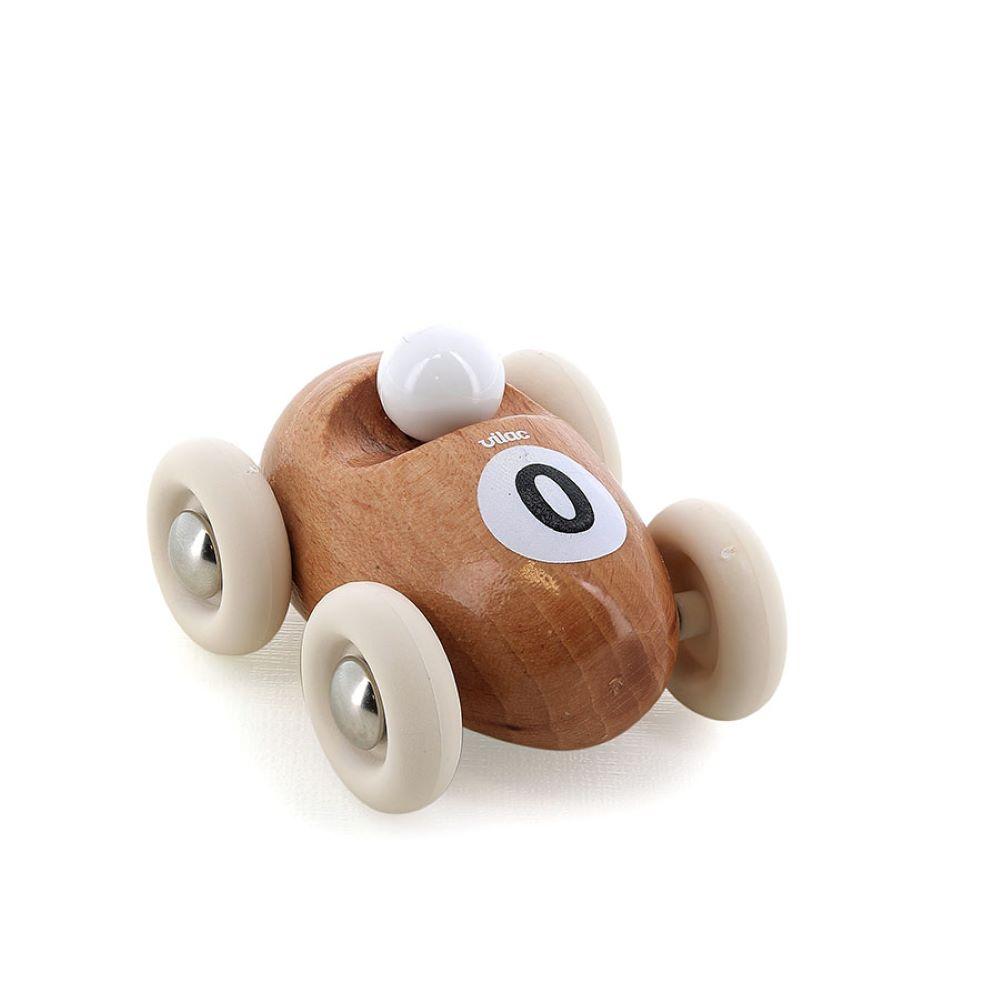Mini roadster en bois naturel thumbnail