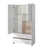 Armoire 2 portes Kiddy - Blanc thumbnail