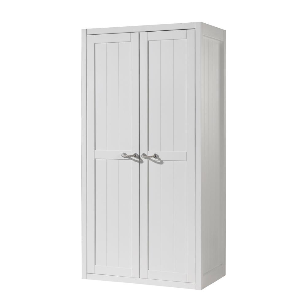 Armoire 2 portes Lewis - Blanc thumbnail