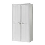 Armoire 2 portes Lewis - Blanc thumbnail