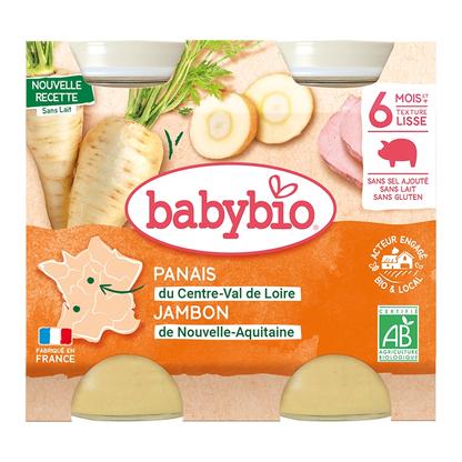 Petits pots Panais Jambon 2x200g