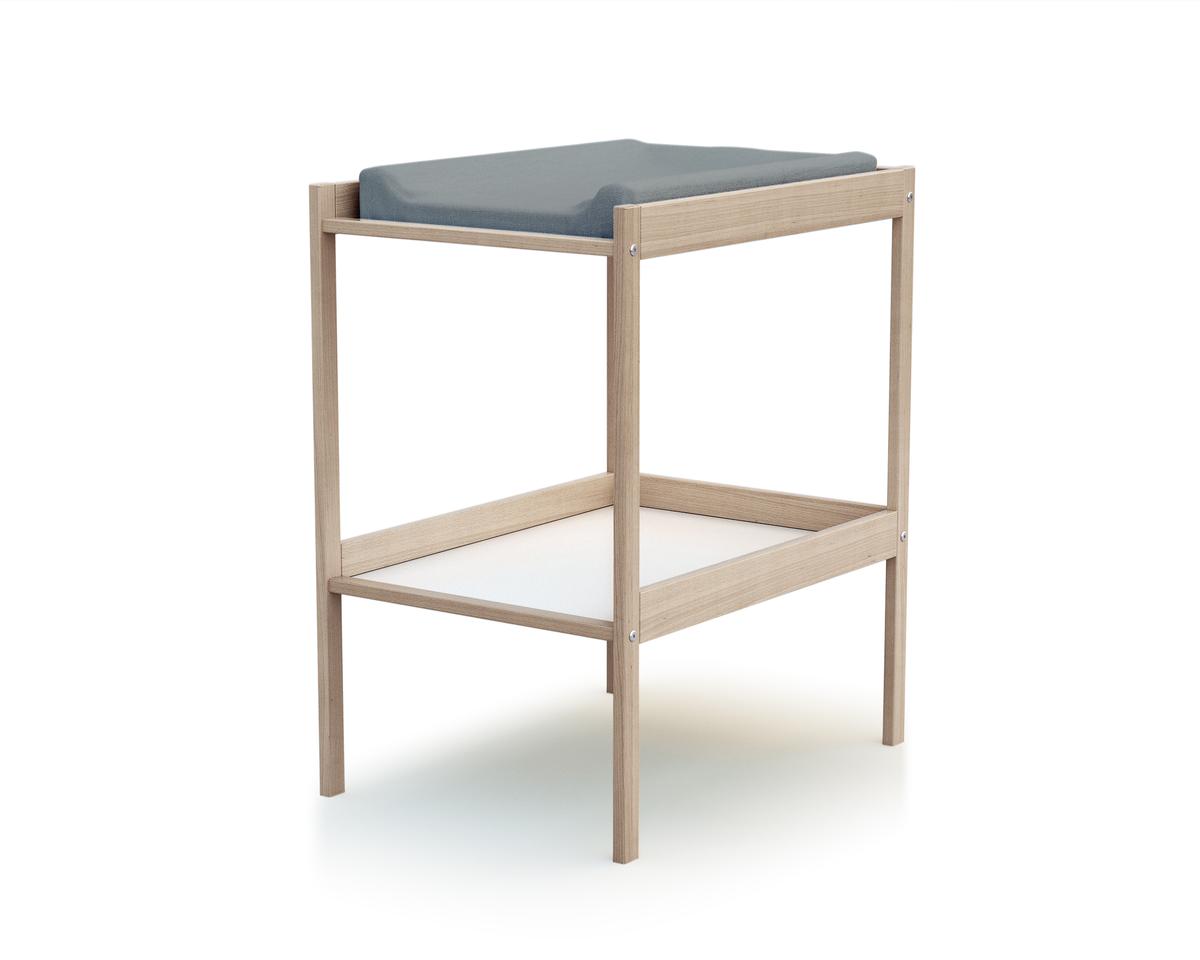 Table à langer 1 étagère en bois thumbnail
