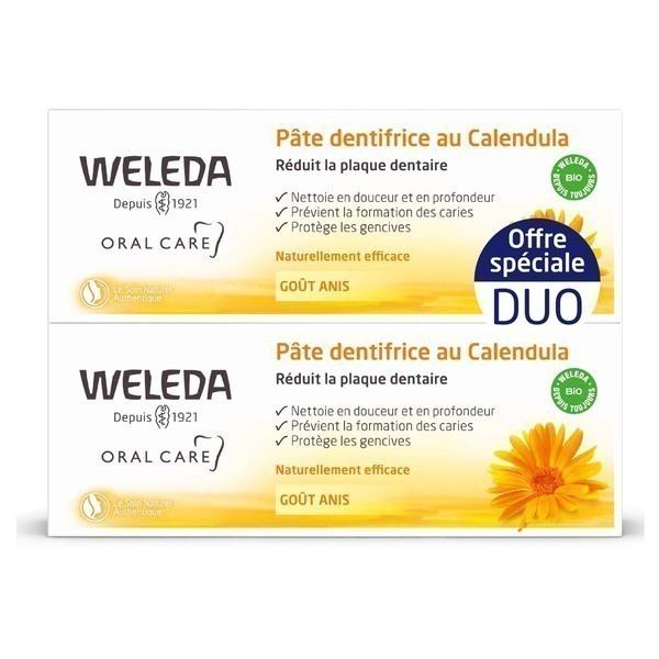Lot de 2 Dentifrices Calendula Bio 75ml thumbnail