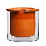 Pot en terre cuite avec réservoir d'eau M thumbnail