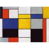Composition 123 de Mondrian thumbnail