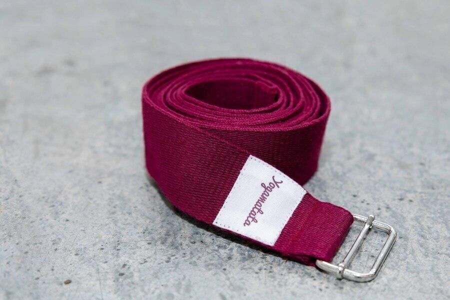 Sangle de yoga bio Bordeaux thumbnail