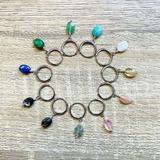 Créoles Mini Candy Amazonite bleue Argent thumbnail