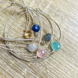 Bracelet Alba Labradorite grise argenté thumbnail