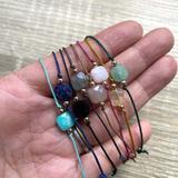 Bracelet réglable Carrie Jade vert thumbnail