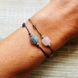 Bracelet réglable Carrie Jade vert thumbnail