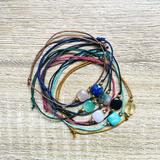 Bracelet réglable Carrie Jade vert thumbnail