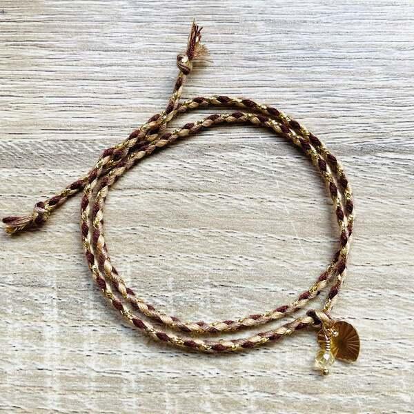 Bracelet Grigri Novembre Citrine jaune thumbnail