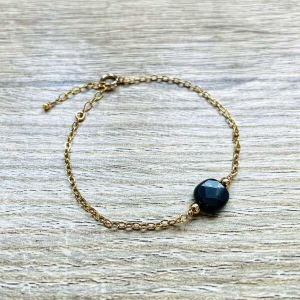 Bracelet Carrie Agate noire thumbnail