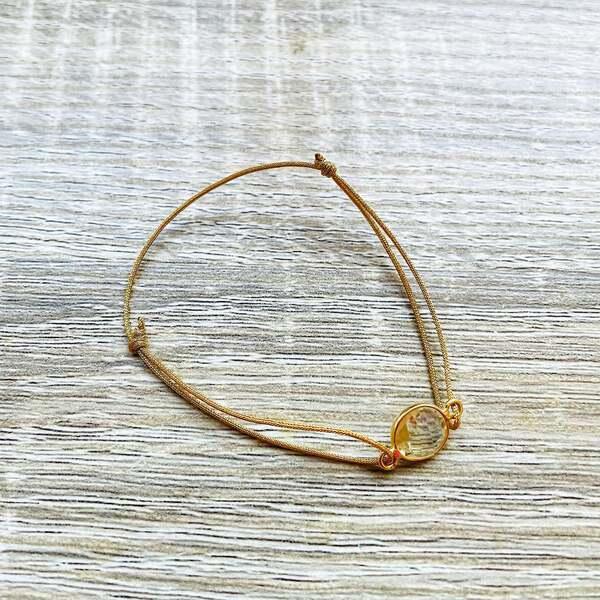 Bracelet Alba Citrine jaune doré thumbnail