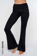 Pantalon flare noir/gold KARMAPANT thumbnail
