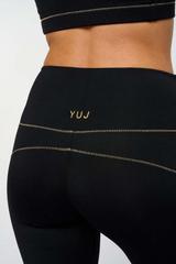 Pantalon flare noir/gold KARMAPANT thumbnail