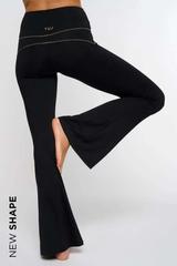 Pantalon flare noir/gold KARMAPANT thumbnail