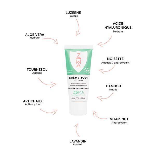Crème de Jour bio 40ml - Hydrate, adoucit & matifie thumbnail