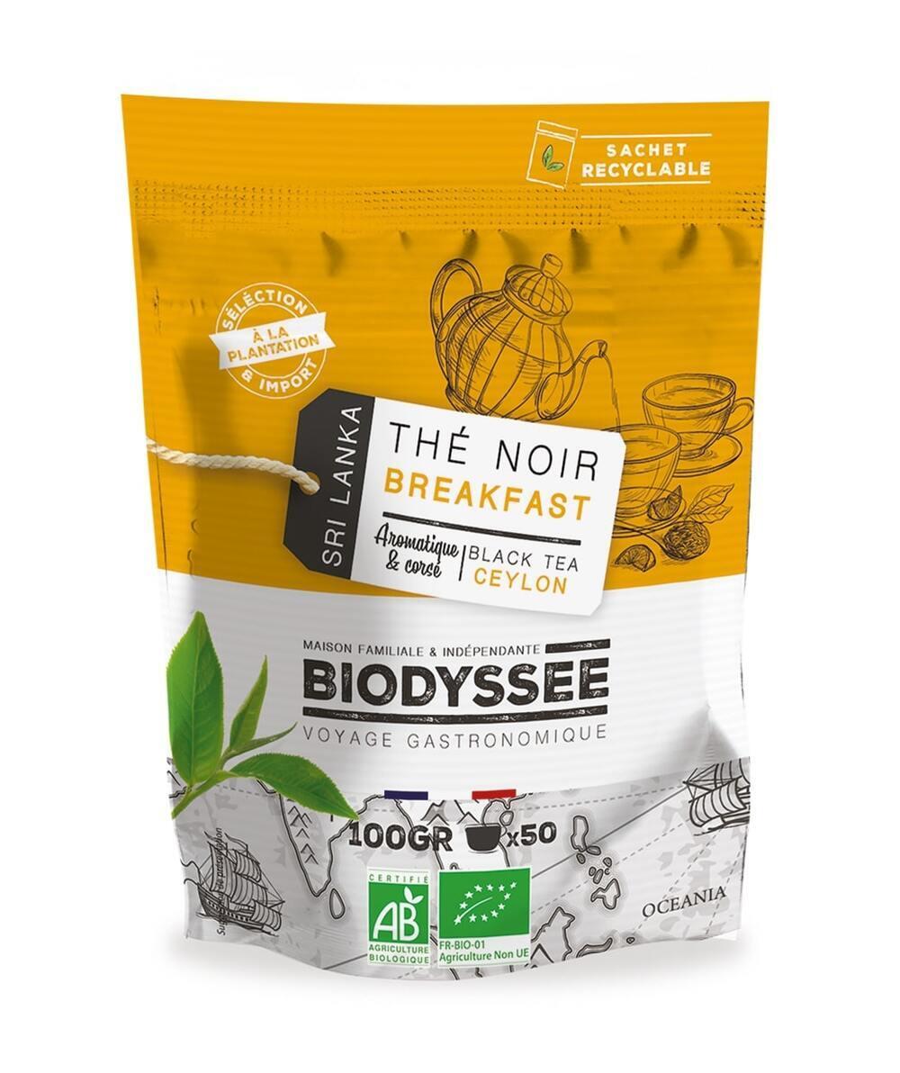 Thé Noir Breakfast de Ceylan Bio - 100g