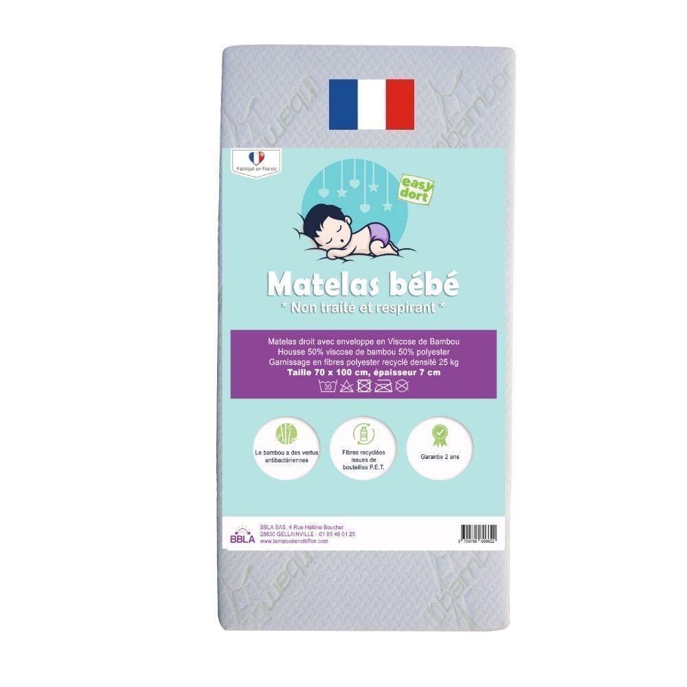 Matelas 70x100 cm berceau bébé ou lit bébé thumbnail