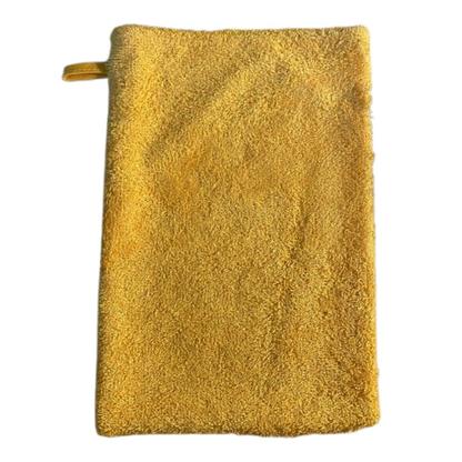 Gant de toilette Bambou 15x21 cm Ocre
