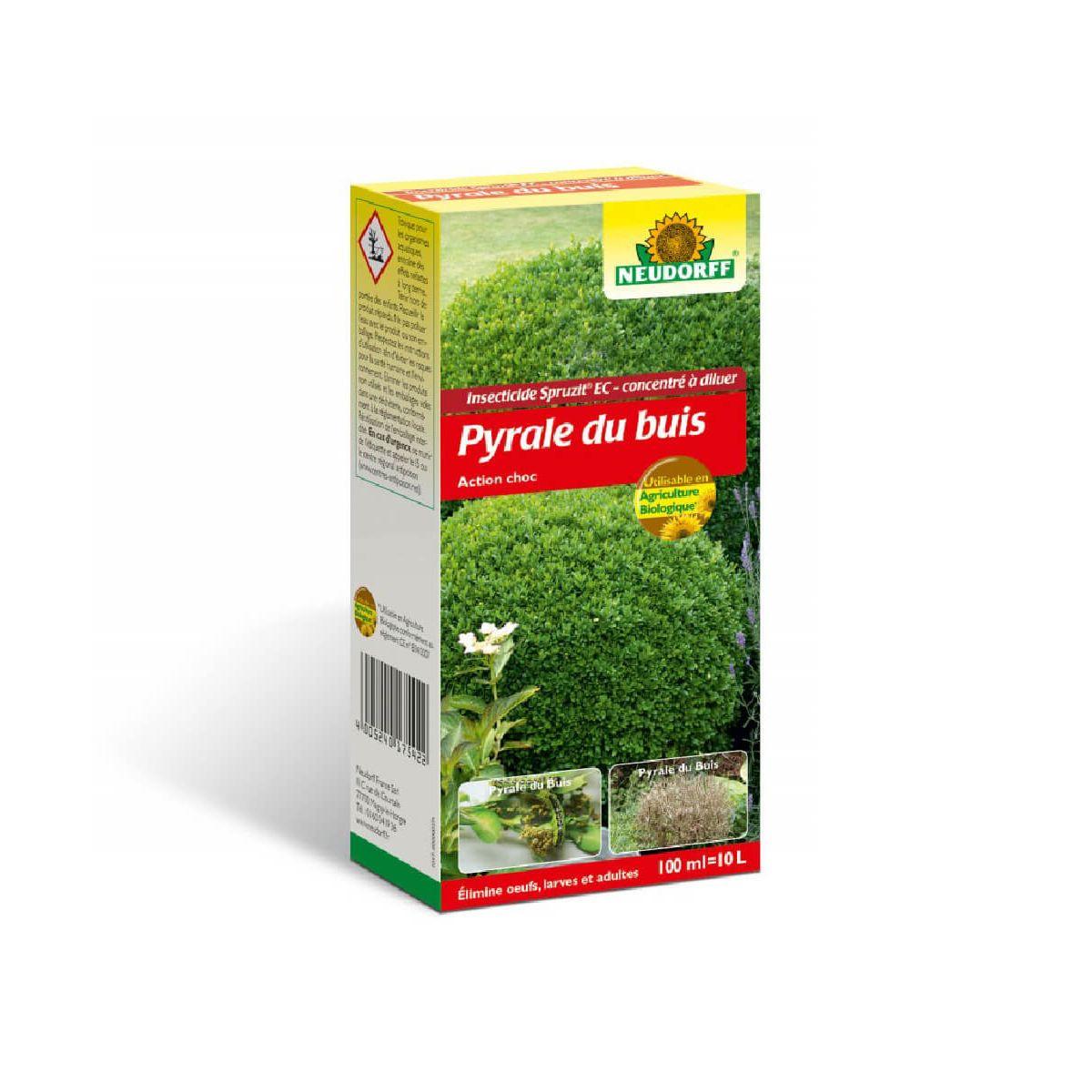 Pyrale de buis Spruzit concentré 100 ml  10 L