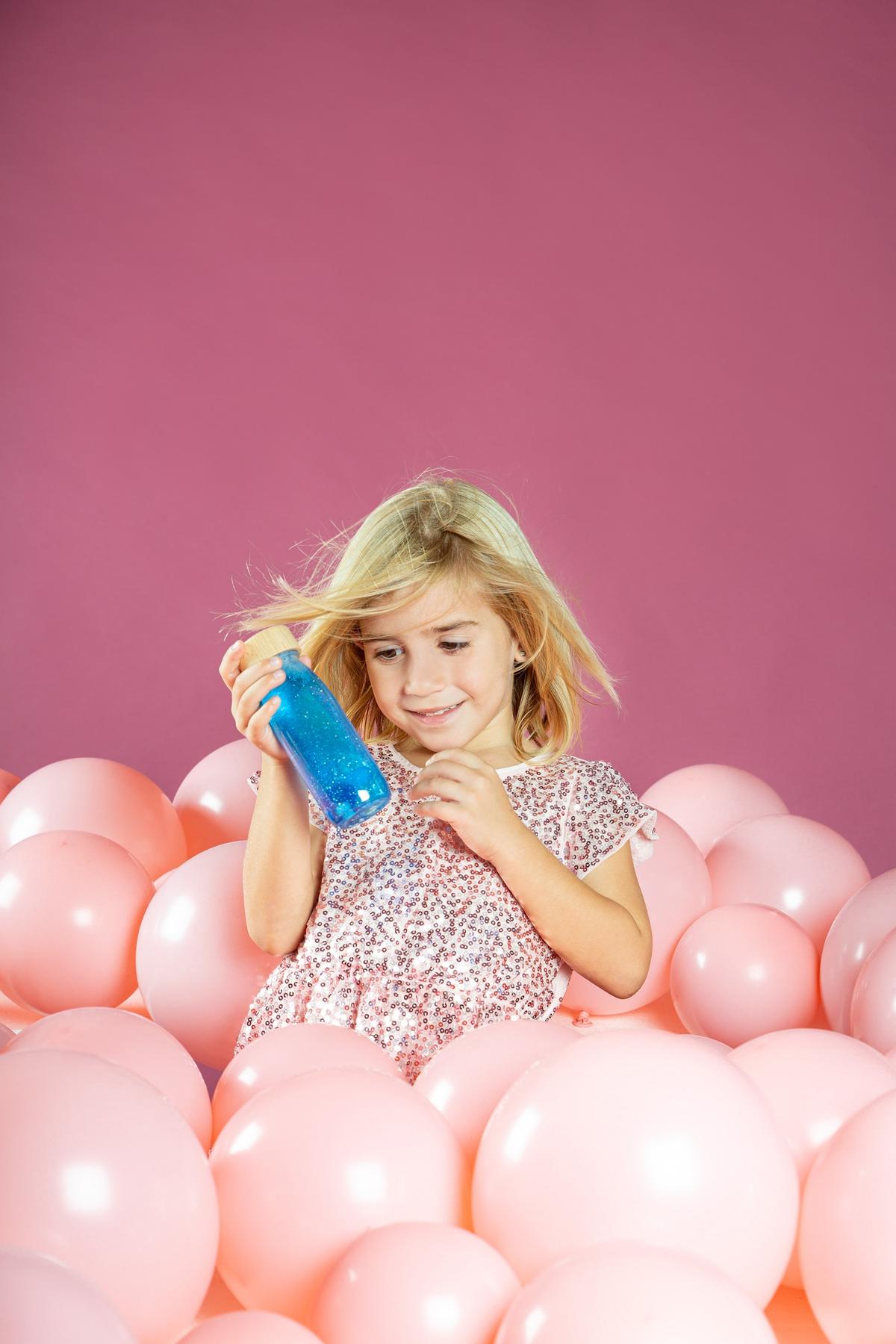 Bouteille sensorielle Float bleu thumbnail