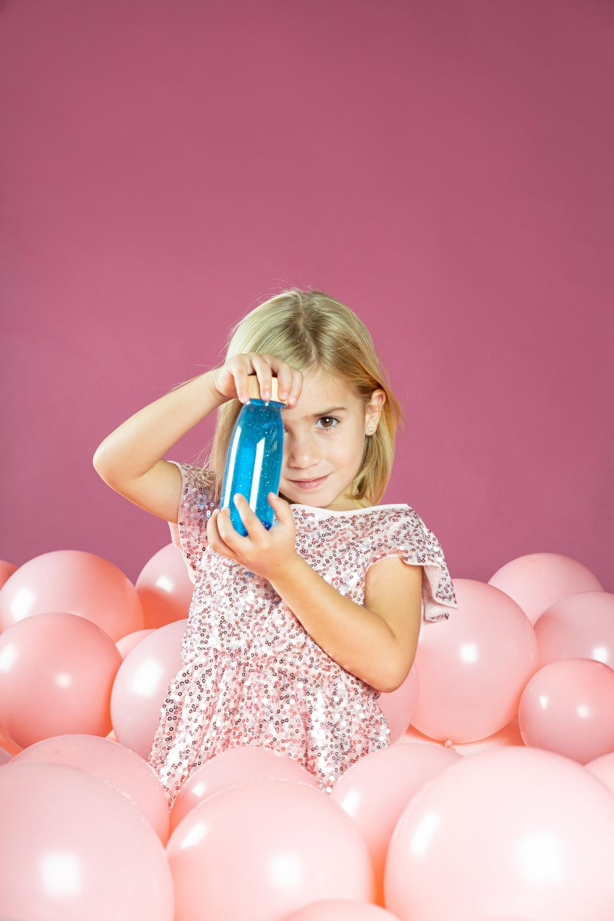 Bouteille sensorielle Float bleu thumbnail