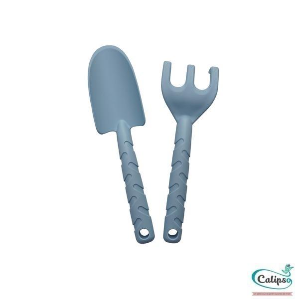 Kit 1 transplantoir + 1 griffe Calipso Bleu Pastel
