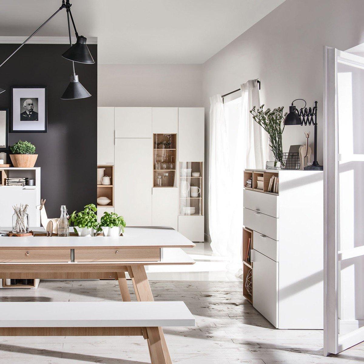 Buffet design 3 tiroirs et 1 porte L99,5 cm - 4YOU thumbnail