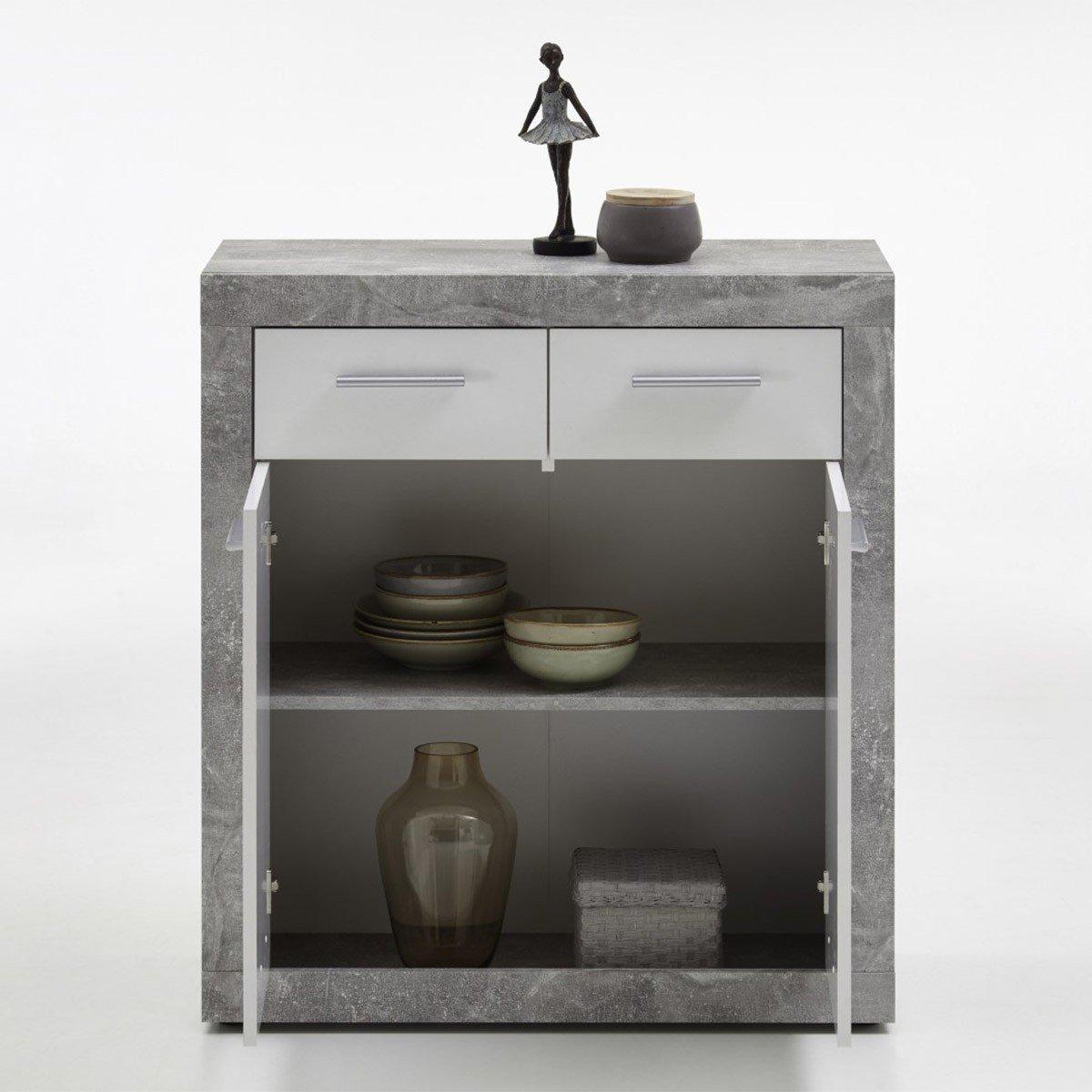 Buffet avec 2 Portes et 2 Tiroirs L82 cm - Turbo thumbnail