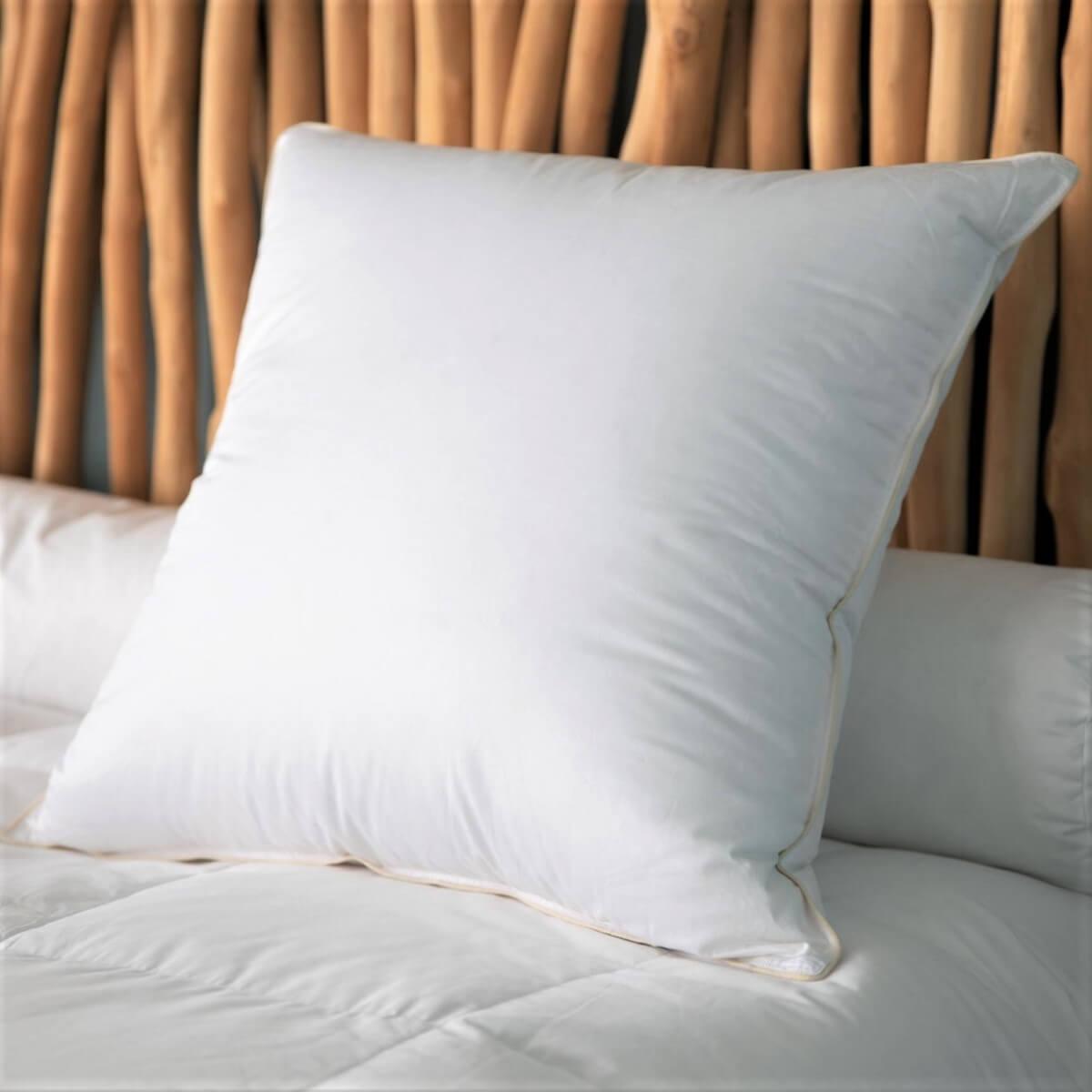 Oreiller duvet canard et coton bio 60x60 thumbnail