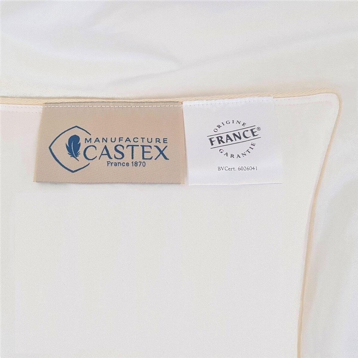 Oreiller duvet canard et coton bio 60x60 thumbnail