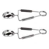 2 pinces à escargots en inox thumbnail