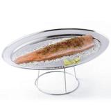 2 supports inox pour plateau de fruits de mer thumbnail