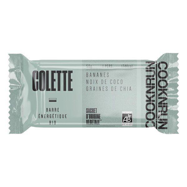 Barre énergétique Colette banane chia coco 50g