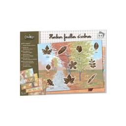 Kit herbier feuilles d'arbre - 20 feuilles A4