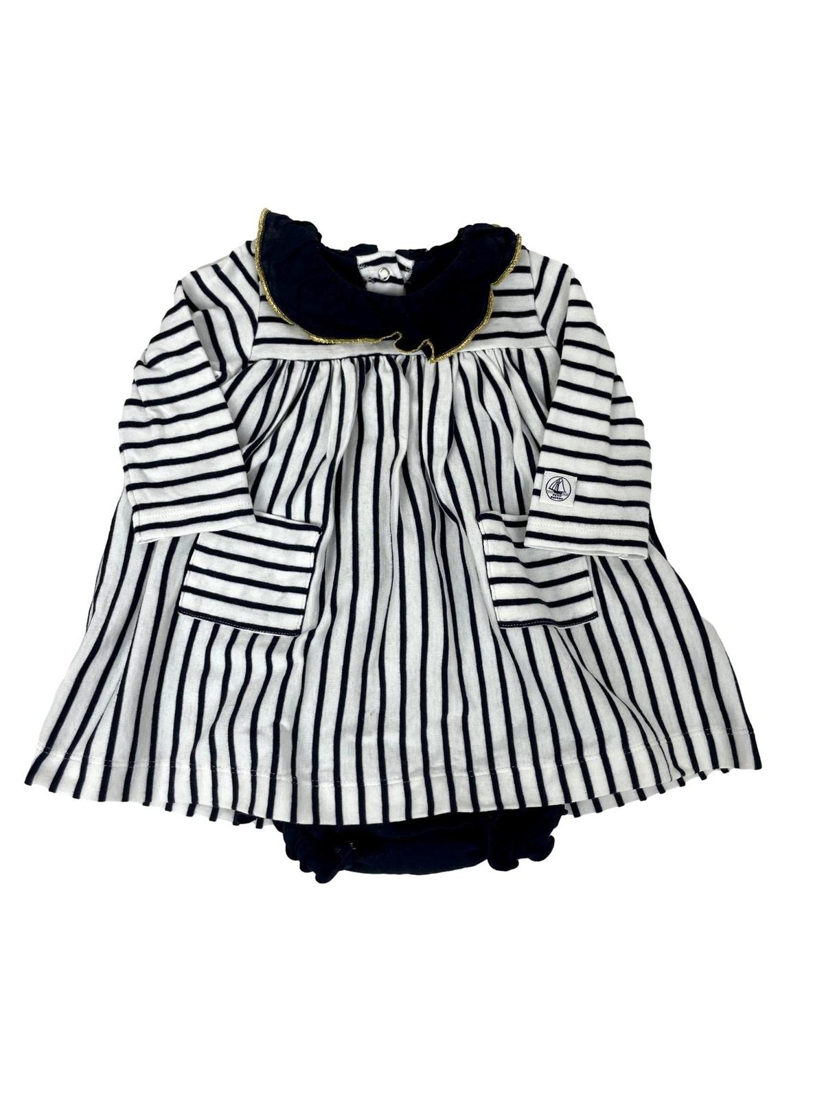 PETIT BATEAU robe fille 6m