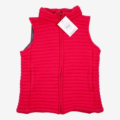 PETIT BATEAU 8 ans veste sans manches rose fluo